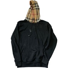 Burberry Nova Check Hoodie Black - Large