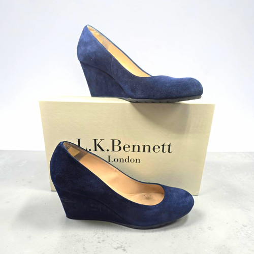 Bennett bayleen blue suede - l.k.bennett,