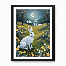 Ostara Blessings White Rabbit