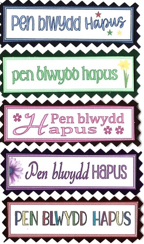 Welsh language birthday - 5,