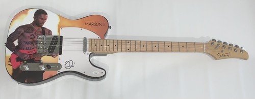 Adam levine signed custom - signed,
