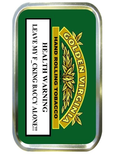 Golden virginia empty tin - golden,