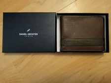 Daniel Hechter Paris Atlas Brown Cash Card Pocket Wallet