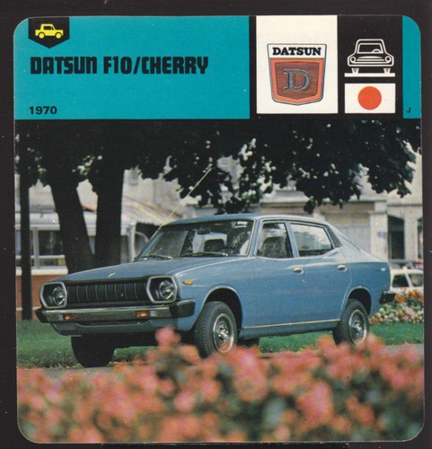 1970 datsun f10 cherry car - f10,