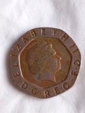 A Very Rare Bronze Looking 20p