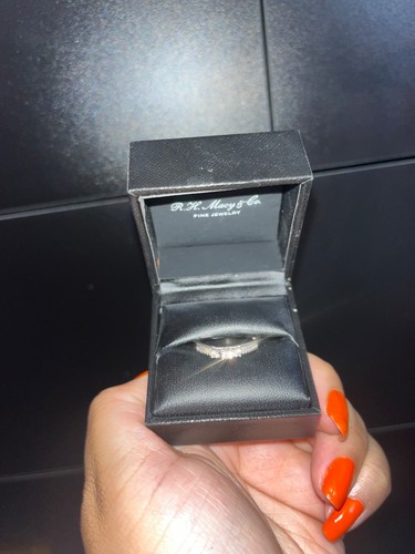 Macy 14k white gold marquise - gold,
