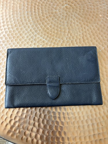 Smythson leather travel wallet - leather,