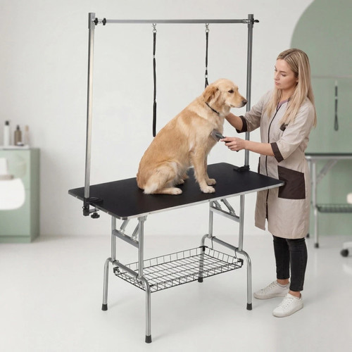 Grooming table foldable - table, dog