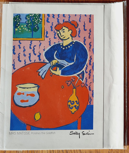 Mrs matisse polishes goldfish - mrs,