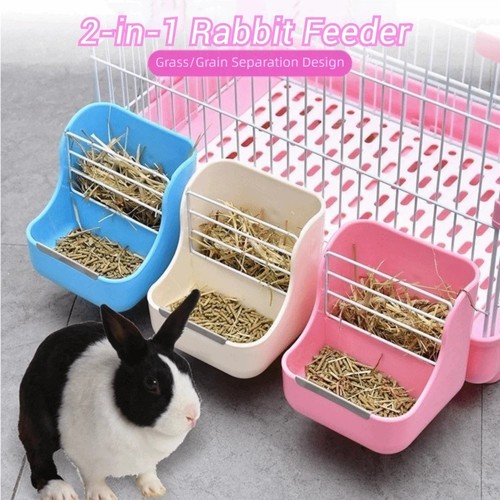 Rabbit hay feeder guinea - rabbit, pig