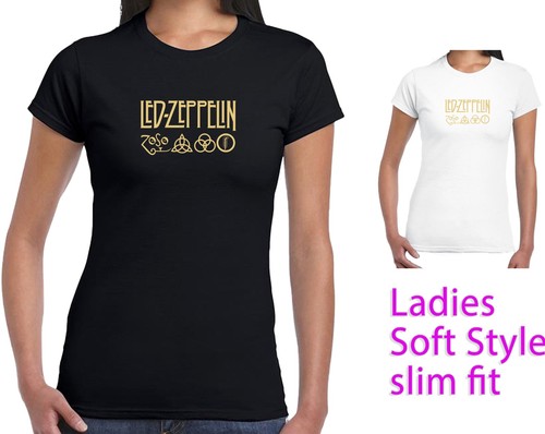 Led zeppelin symbols black - led,