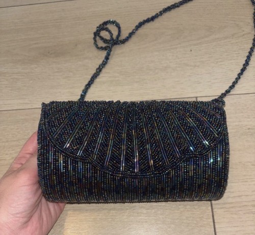 Dune iridescent beaded evening - iridescent,