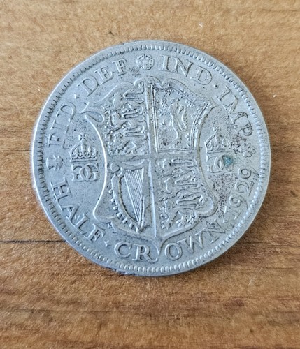 Half crown 1929 - half,