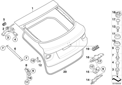 Bmw genuine boot lid - bmw,
