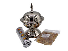 Large Nickel Finish Incense