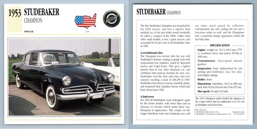 Studebaker champion 1953 - -,
