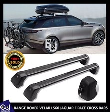 FOR RANGE ROVER VELAR L560 JAGUAR F PACE CROSS BARS ROOF RAIL LOCKABLE OEM STYLE