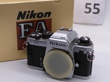 Nikon FA Titanium Shutter 35mm Film SLR Camera Silver Body. please read
