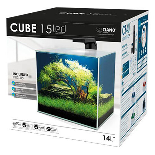 Ciano cube aquarium - aquarium, 15