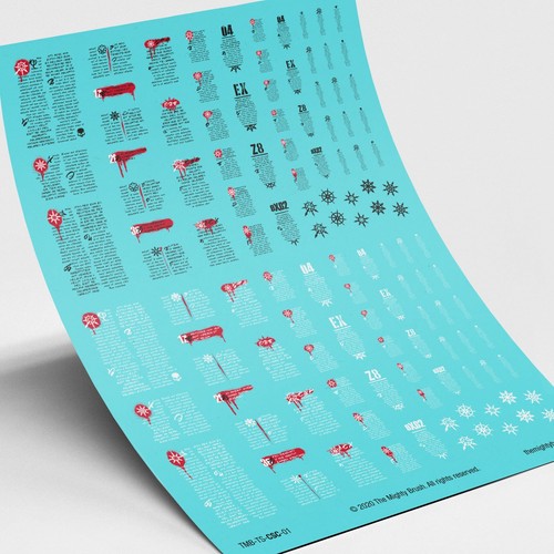 Chaotic script waterslide - script,