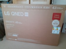 LG 43QNED87A6D 43" Television for spares or repair - screen damaged