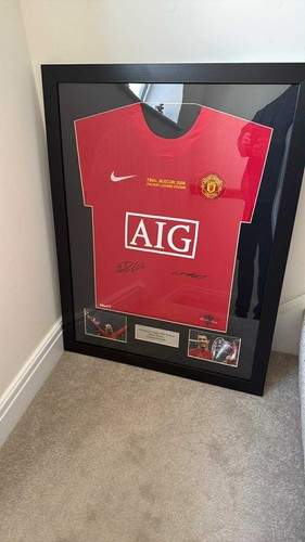 Framed shirt man utd champions - shirt,