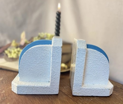 Vintage art deco bookends pair - art,