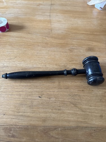 Vintage ebonised wooden - ebonised,