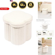 Storage Ottoman Cube Flower