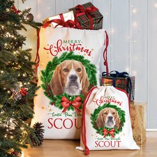 Beagle Christmas Sack