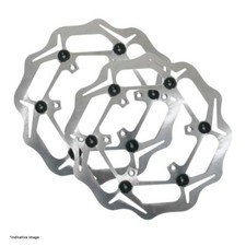 Pair of front brake discs