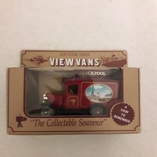 Lledo / Stevelyn View Vans Ford Van - Blackpool (Deep Red)