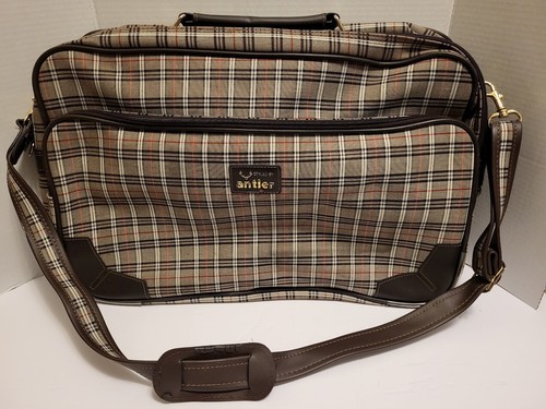 Styled antler vintage plaid - antler,
