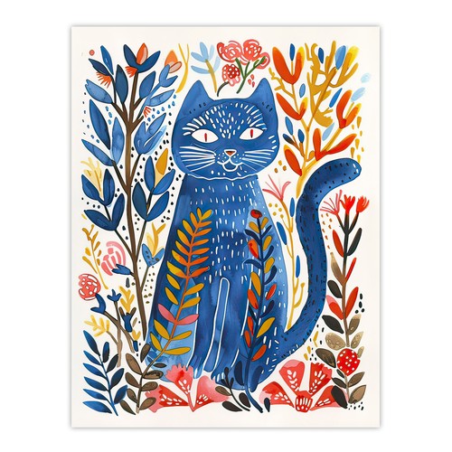 Russian blue cat lover - cat, fun