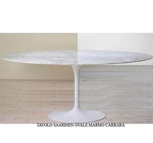 Oval tulip table 169x111 - oval,