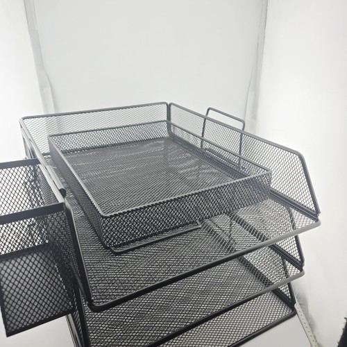 Metal mesh desk organiser - mesh,
