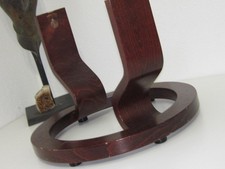 Ekornes Stressless Ottoman Base Brown Walnut hassock footrest stool chair 1S