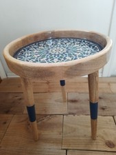 Round Side Coffee Table Mango