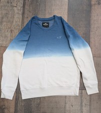 Men's Blue Holister Jumper  Size S