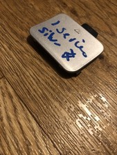 BMW 1 Series Coupe Rear Bumper Towing Eye Cover Insert Metallic Silver Genuine 