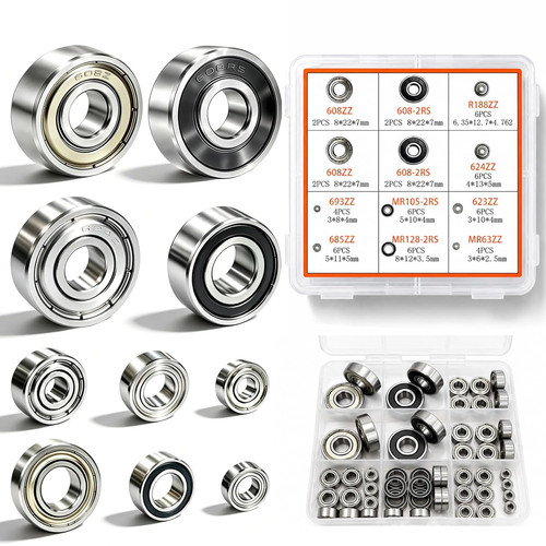 Pcs ball bearings - 52,