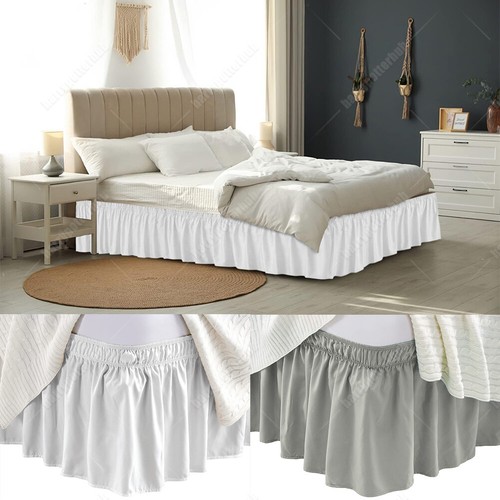 Elasticated bed skirt - bed, ruffled