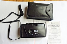 CASED BLACK PANORAMA CAMERA 35MM FILM COMPACT POINT & SHOOT VGWC LOMOGRAPHY