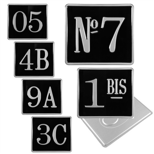 8x7 black silver pressed - 8x7,