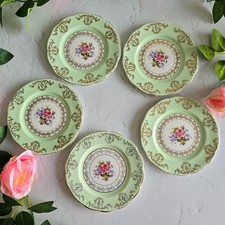 Lovely 5 Tea Plates Argyle Fine Bone China England VGC