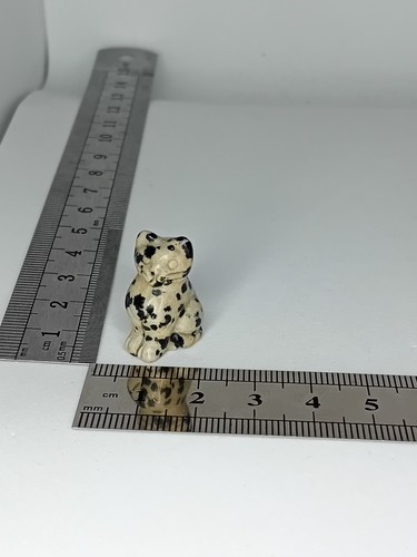 Tiny miniature dalmation stone - miniature,
