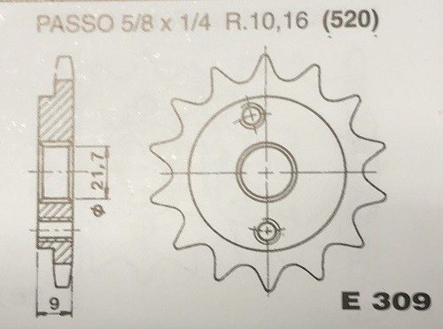 Front sprocket for honda - sprocket,