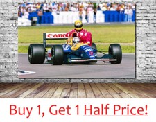 AYRTON SENNA NIGEL MANSELL -