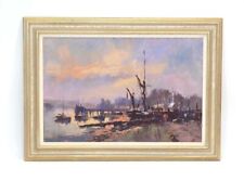 William Davies (b. 1928) - Original Oil Painting - Lady Josephine. Conwy, Wales.