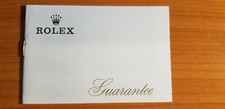 Rolex vintage guarante booklet - guarante,